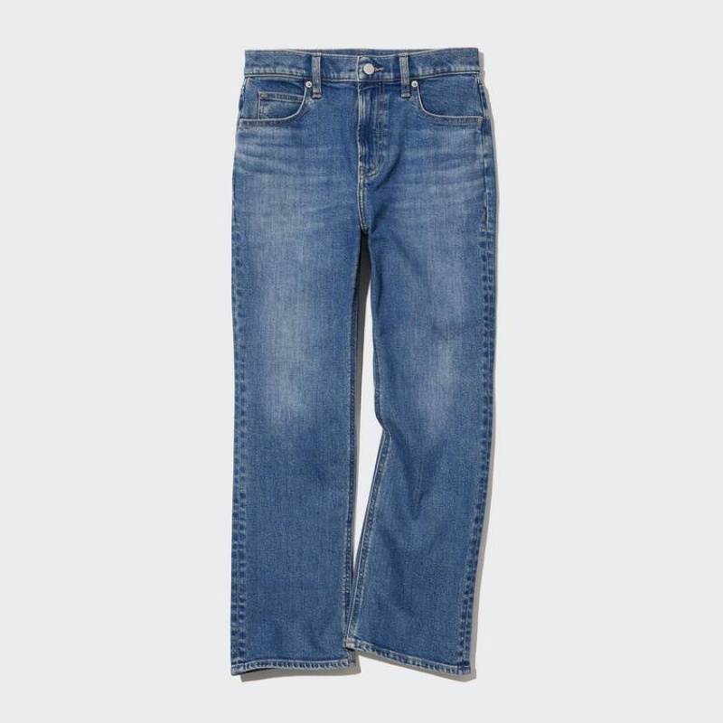 Uniqlo Kick Flared Jeans Blu | RDFHPK530