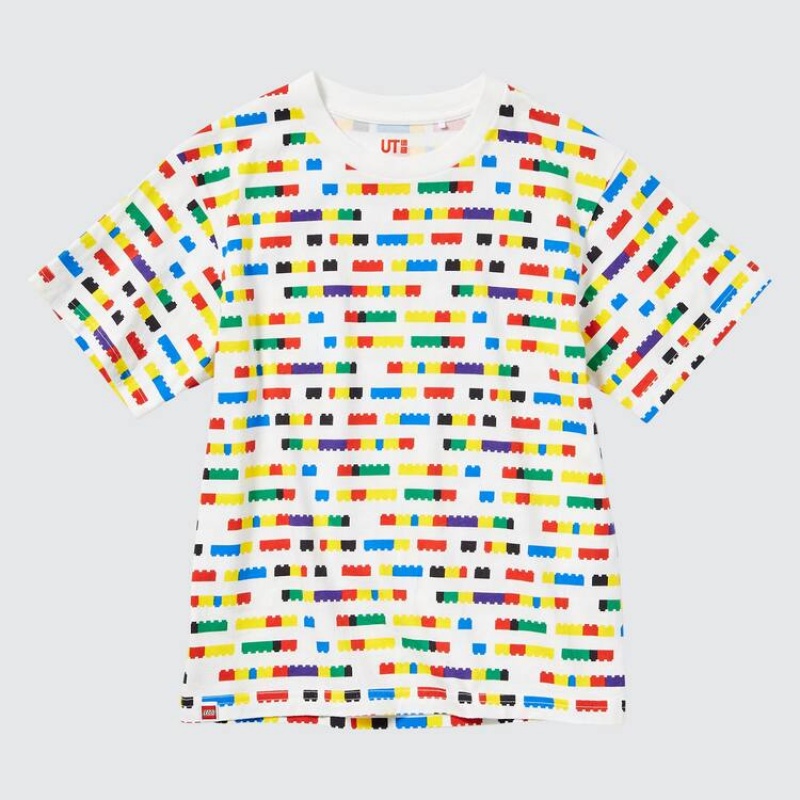 Uniqlo Lego® City Ut Grafica Magliette Ragazza Bianche | MXCKQZ287