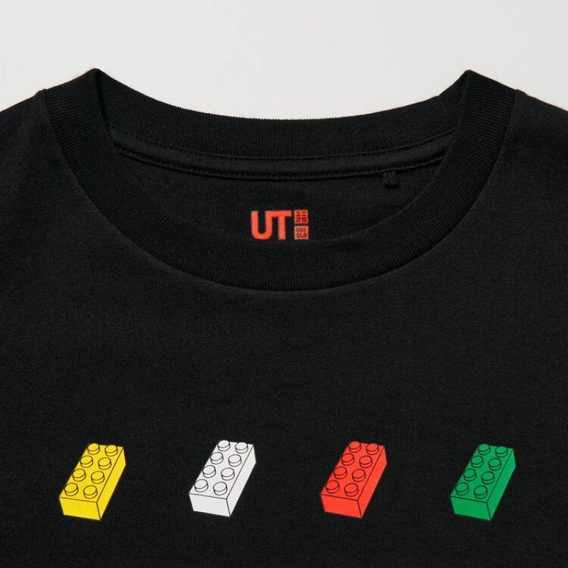 Uniqlo Lego® City Ut Grafica Magliette Ragazza Nere | KDXBFE103