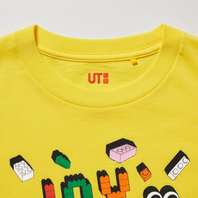 Uniqlo Lego® City Ut Grafica Magliette Ragazza Gialle | XISQCO061