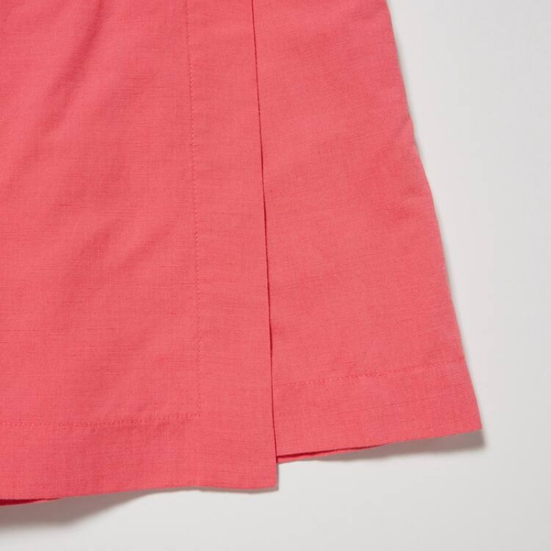 Uniqlo Linen Blend Skort Gonne Rosa | AKBTYI819