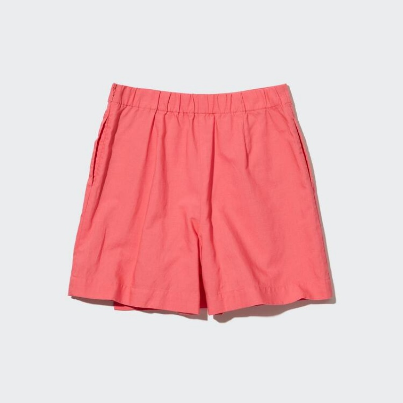 Uniqlo Linen Blend Skort Gonne Rosa | AKBTYI819