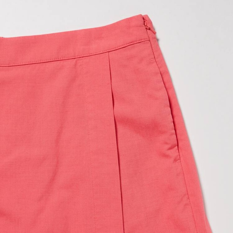 Uniqlo Linen Blend Skort Gonne Rosa | AKBTYI819