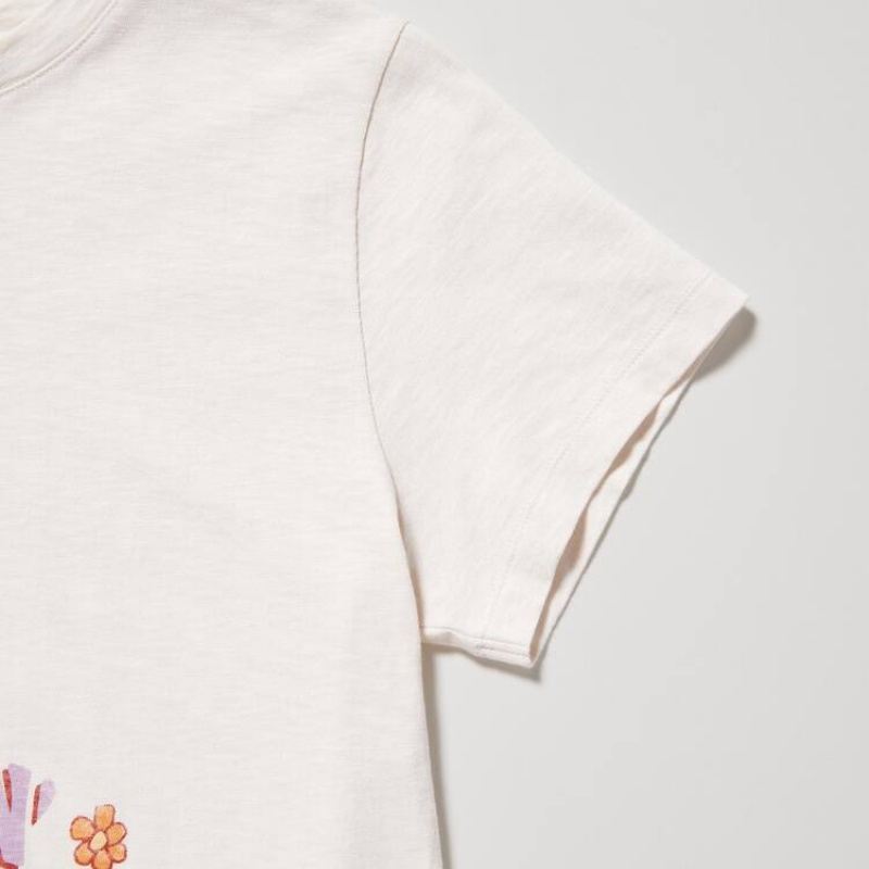 Uniqlo Love Sunshine & Peanuts Ut Grafica Magliette Bianche | HZIAEF386