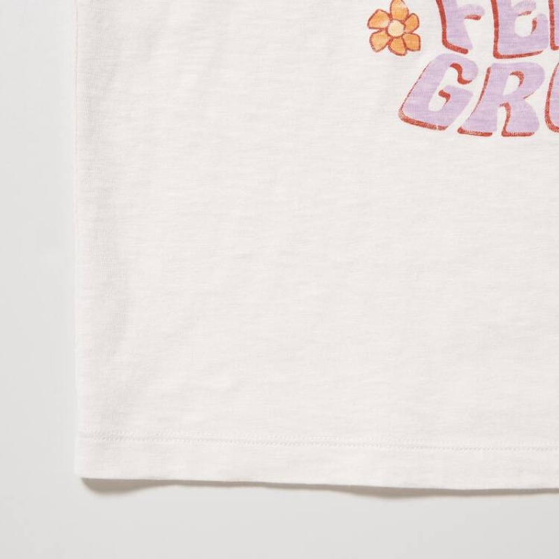 Uniqlo Love Sunshine & Peanuts Ut Grafica Magliette Bianche | HZIAEF386