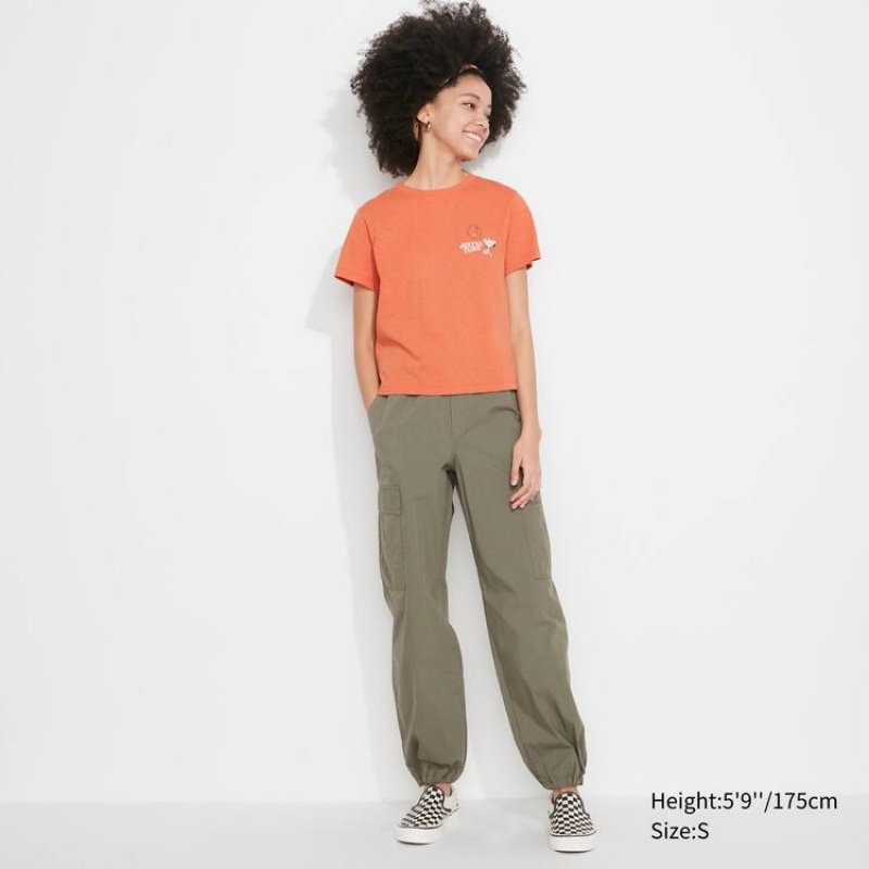 Uniqlo Love Sunshine & Peanuts Ut Grafica Magliette Arancioni | CBYHGJ054