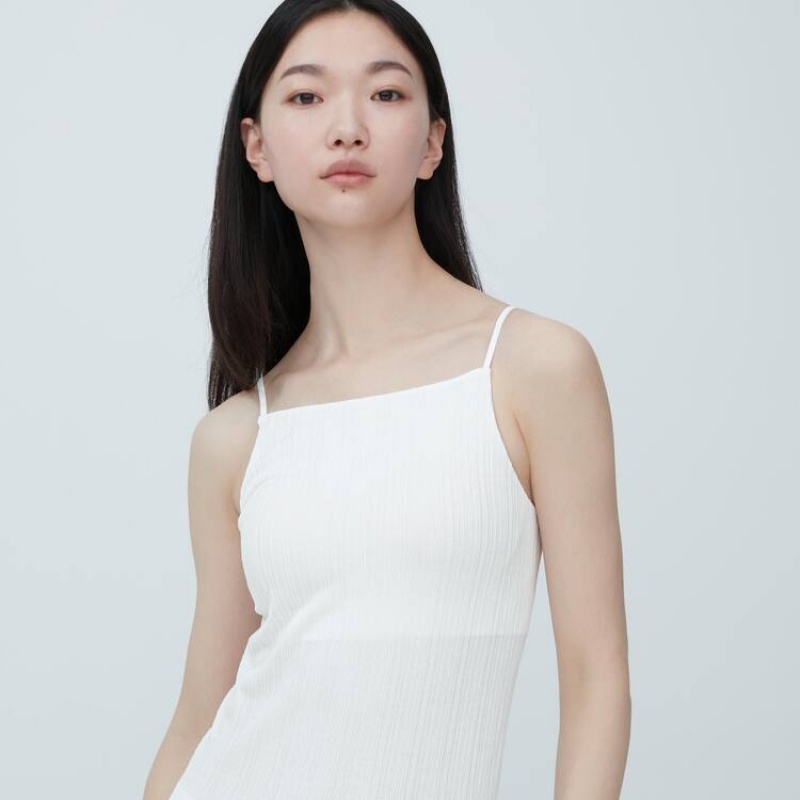 Uniqlo Mame Kurogouchi Airism Silk Camisole Gilet Bianche | MTUZOG067