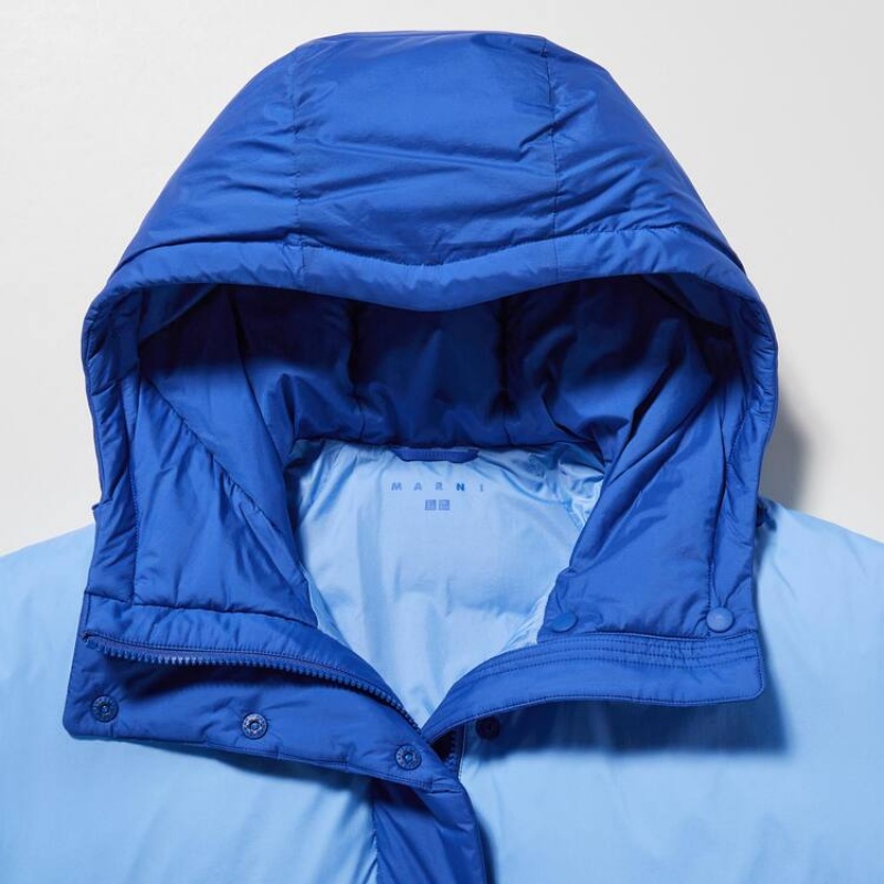 Uniqlo Marni Down Oversized Cappotti Blu | AZPQRG253