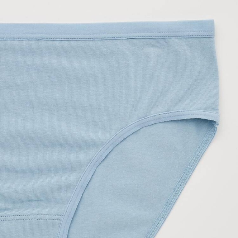 Uniqlo Mid Rise Biancheria Intima Blu | ONJWFC826