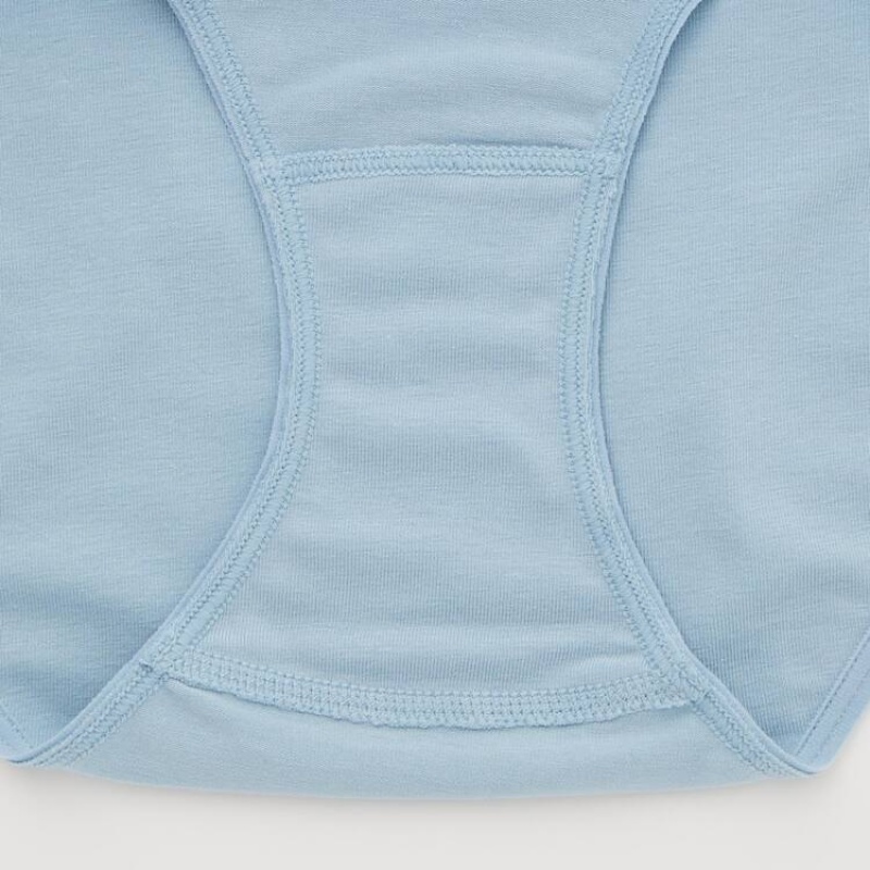 Uniqlo Mid Rise Biancheria Intima Blu | ONJWFC826