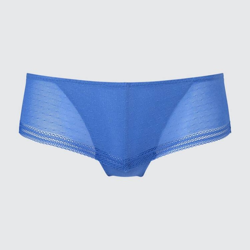 Uniqlo Mid Rise Pizzo Biancheria Intima Blu | XBTSAF396