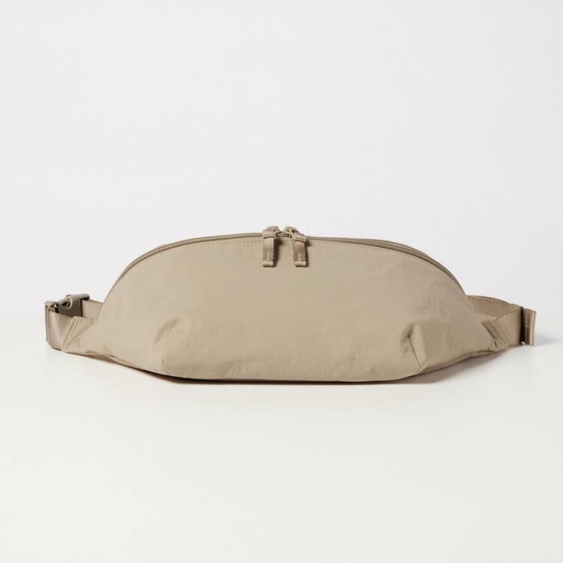 Uniqlo Nylon Crossbody Borse Beige | DHXILQ416