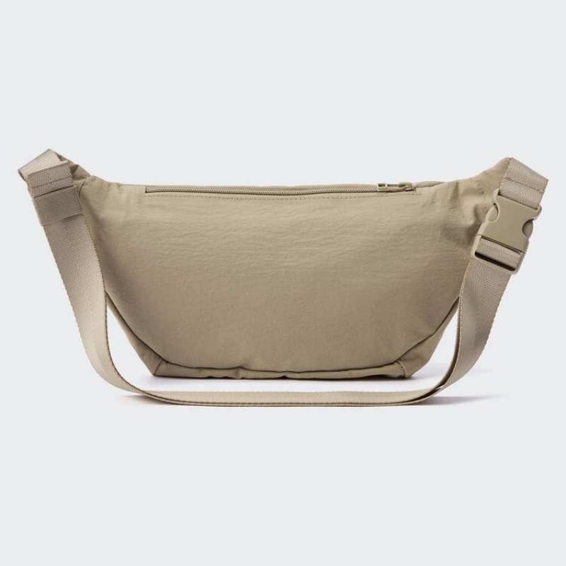 Uniqlo Nylon Crossbody Borse Beige | DHXILQ416