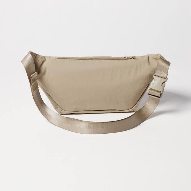 Uniqlo Nylon Crossbody Borse Beige | DHXILQ416