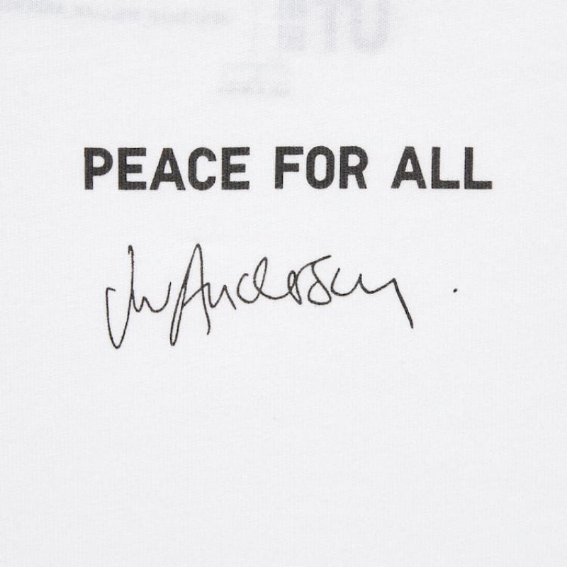 Uniqlo Peace For All Ut Grafica (Jonathan Anderson) Magliette Bianche | DOFGNW975