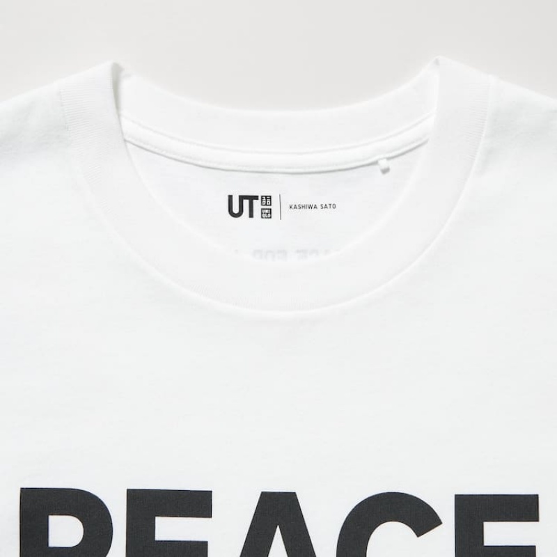 Uniqlo Peace For All Ut Grafica (Kashiwa Sato) Magliette Bianche | KOSPUZ812