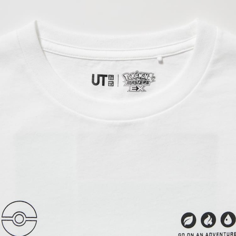 Uniqlo Pokemon Ut Grafica Magliette Ragazza Bianche | BRQZDA620