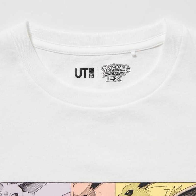 Uniqlo Pokemon Ut Grafica Magliette Ragazza Bianche | GMBTVP091