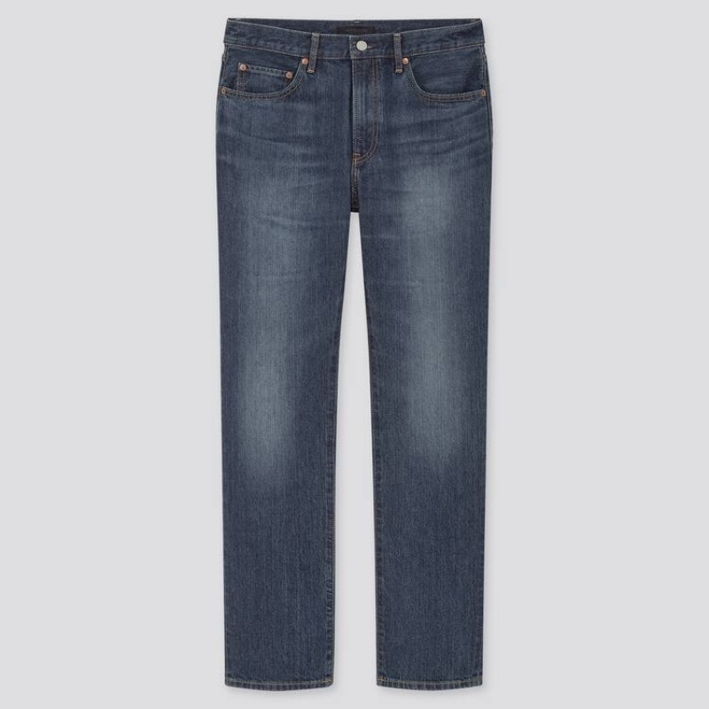 Uniqlo Regular Fit Dritto Leg (2020 Season) Jeans Blu | TORQIP371