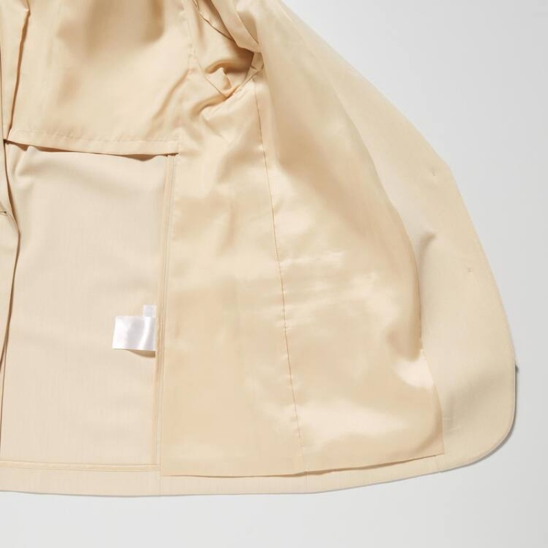 Uniqlo Relaxed Tailored Giacche Beige | JOQGSZ608