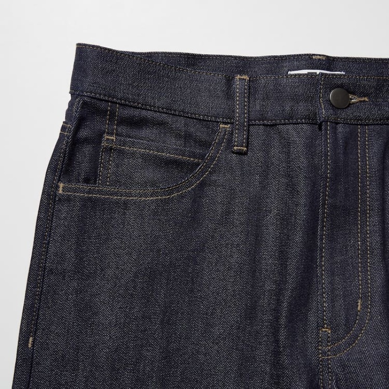 Uniqlo Selvedge Regular Fit Jeans Blu Marino | AIFPHN246