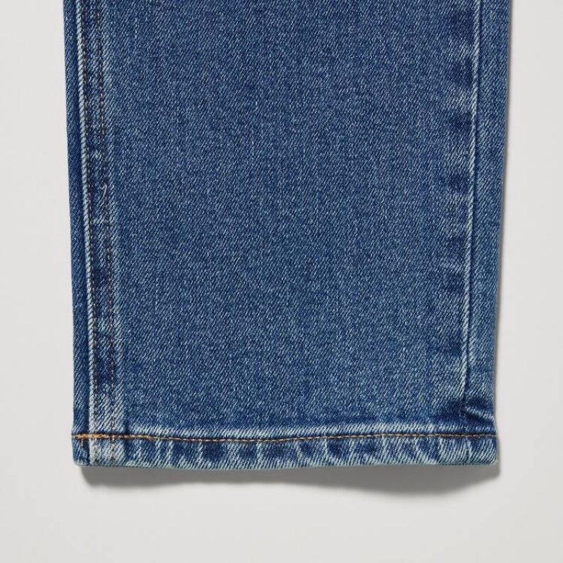 Uniqlo Slim Fit Dritto Leg Jeans Blu | OYFXTN647