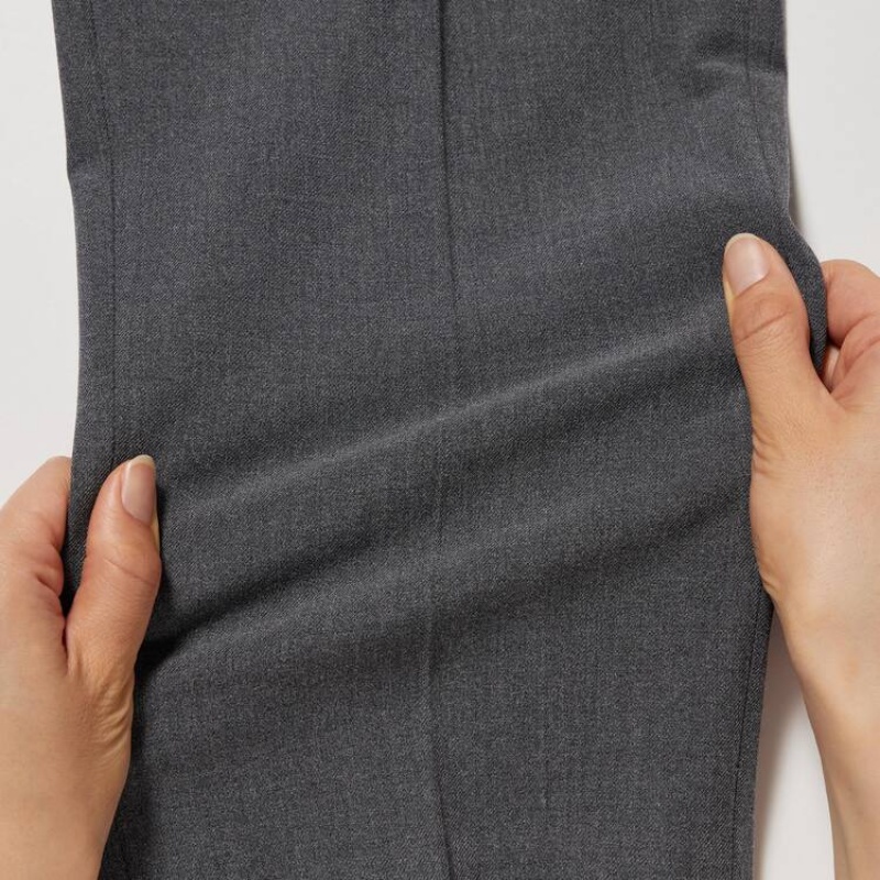 Uniqlo Smart Ankle Length (Long) Pantaloni Grigie | SMLYRT140