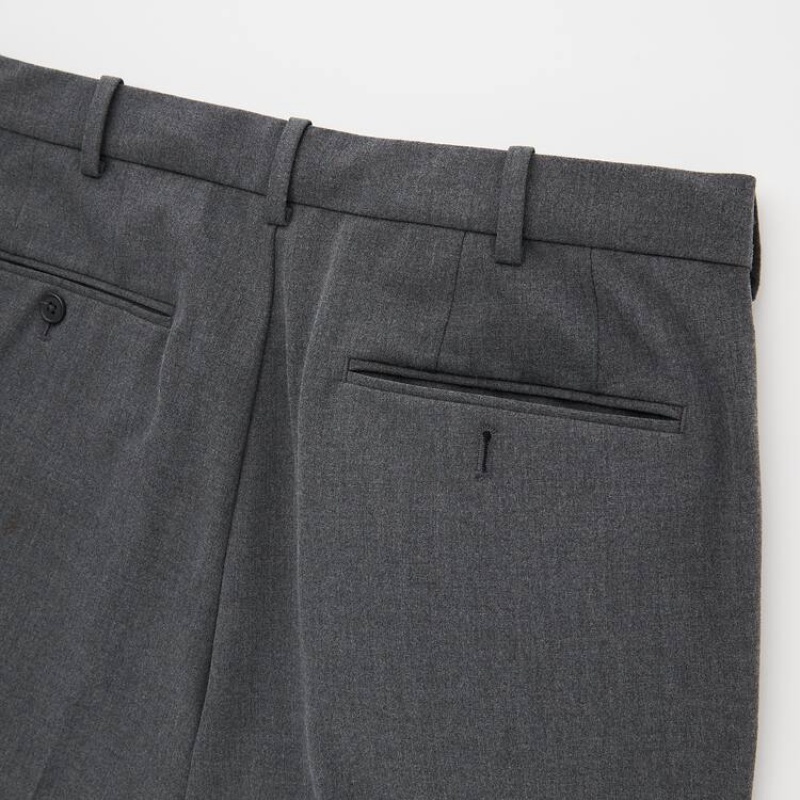 Uniqlo Smart Comfort Ankle Length (Long) (2021 Season) Pantaloni Grigie | GZQISP952