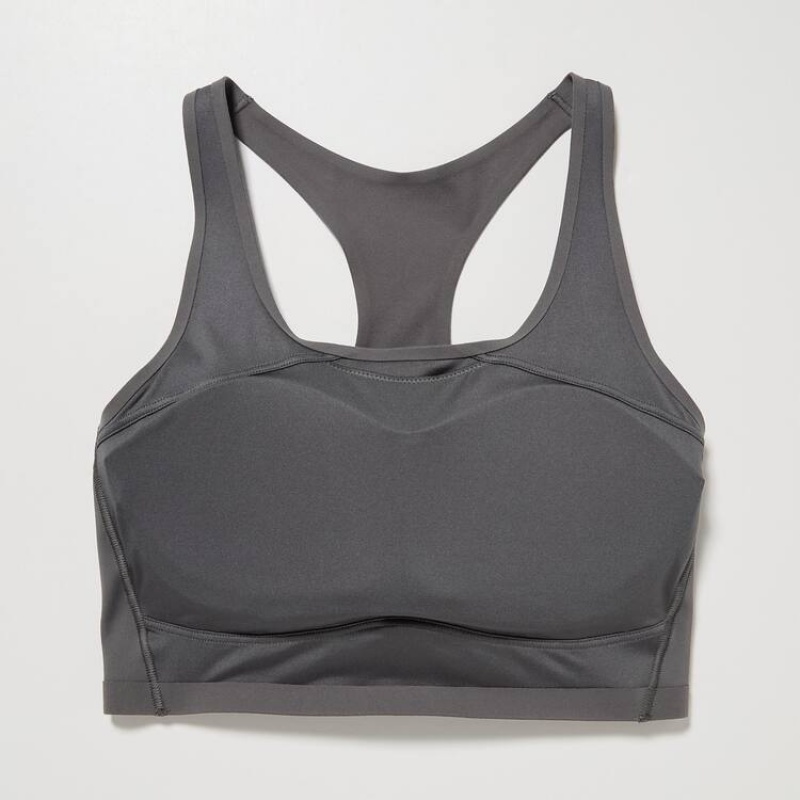 Uniqlo Square Neck Active Wireless Reggiseni Grigie | ERUAXY640