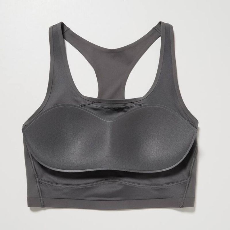 Uniqlo Square Neck Active Wireless Reggiseni Grigie | ERUAXY640