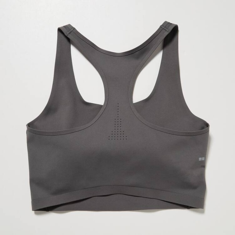 Uniqlo Square Neck Active Wireless Reggiseni Grigie | ERUAXY640