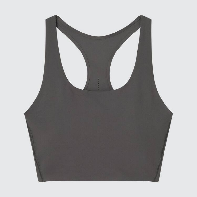 Uniqlo Square Neck Active Wireless Reggiseni Grigie | ERUAXY640