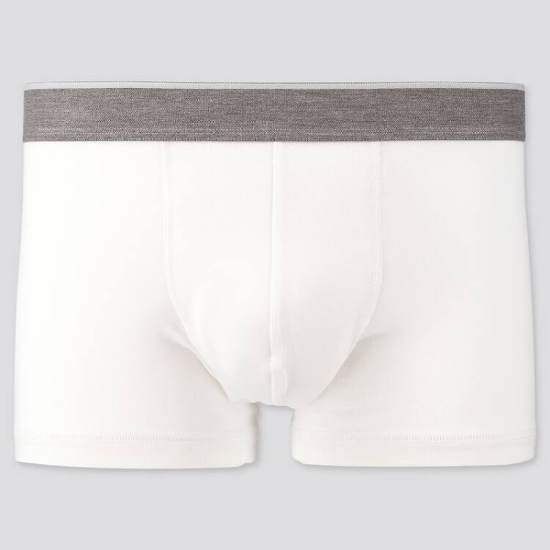 Uniqlo Supima Cotone Low Rise Trunks (2021 Season) Biancheria Intima Bianche | VRCWUP831