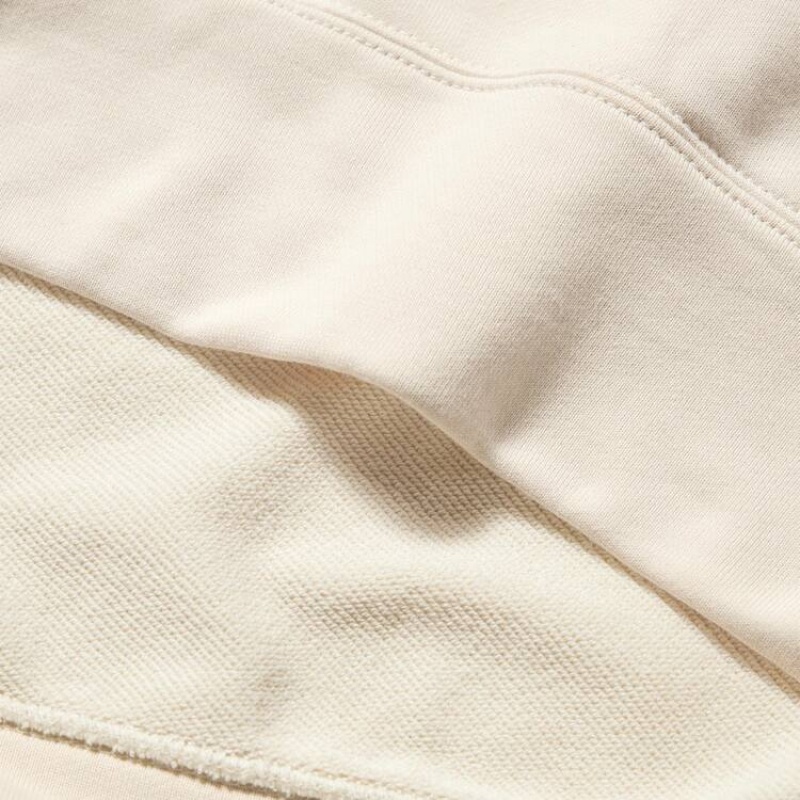 Uniqlo Sweat Half-zipped Pullover Felpe Beige | ELJYUW468