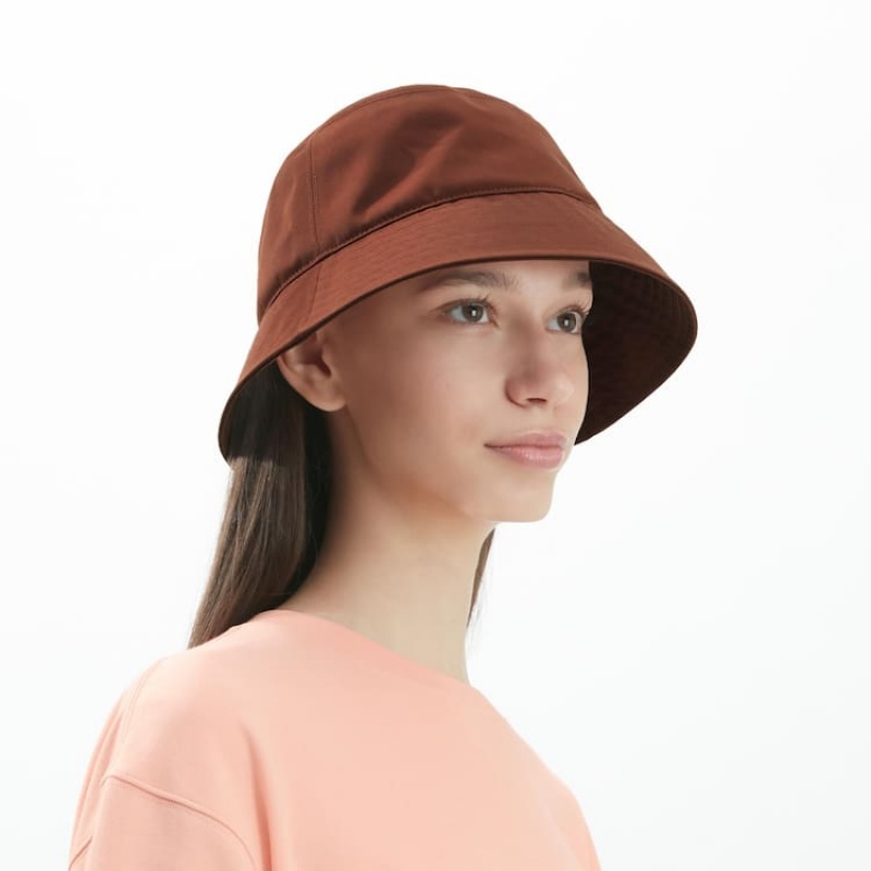 Uniqlo U Blocktech Cappelli Marroni | IUNZAS312