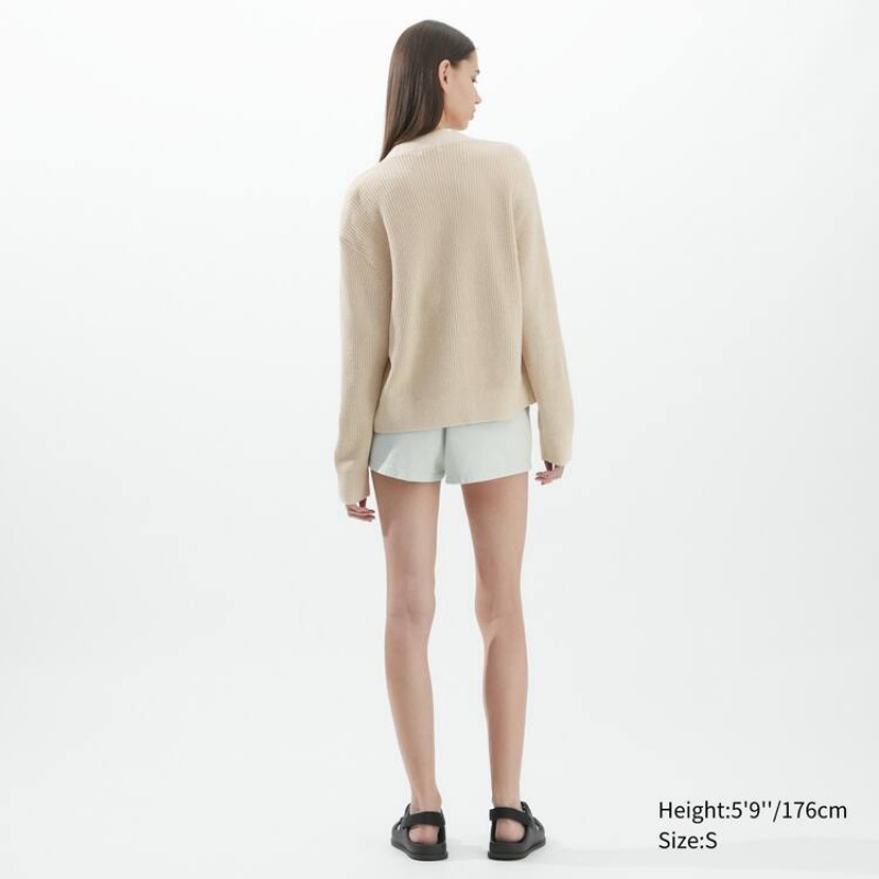 Uniqlo U Costine Cardigan Beige | VTMQFY057