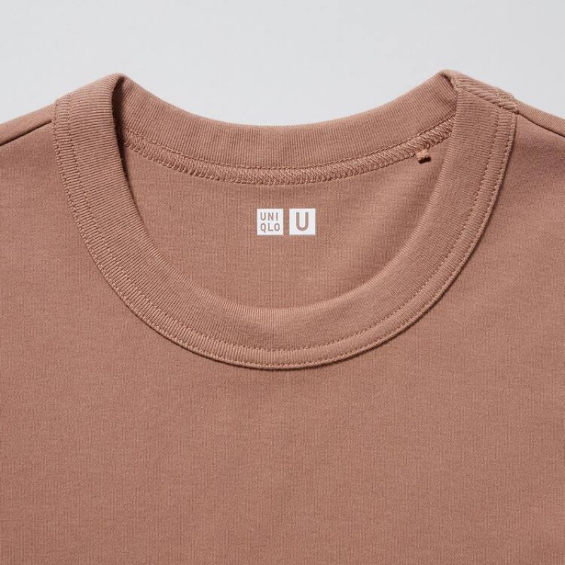 Uniqlo U Crew Neck Magliette Rosa | JMWBYK157