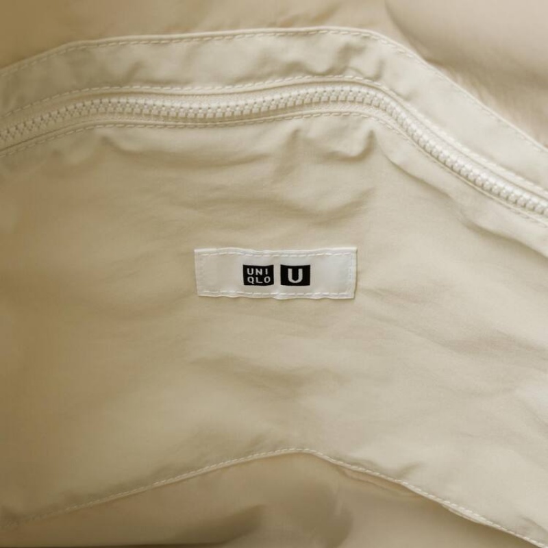 Uniqlo U Drawstring Shoulder Borse Beige | YJKCHM028