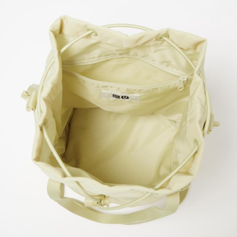 Uniqlo U Medium Bucket Borse Beige | JSKBUX146