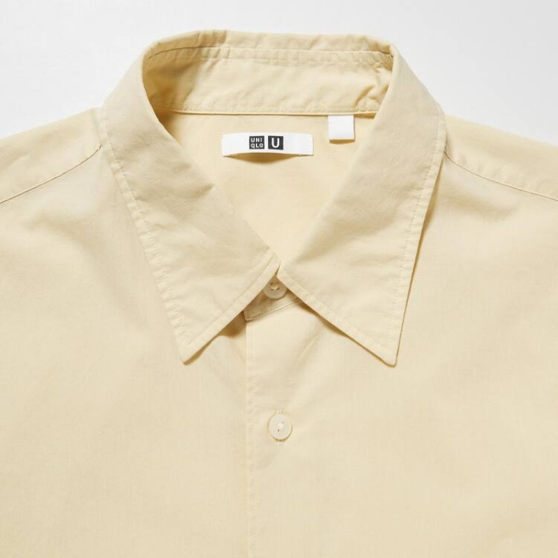 Uniqlo U Oversized Camicie Crema | UDPQLG367