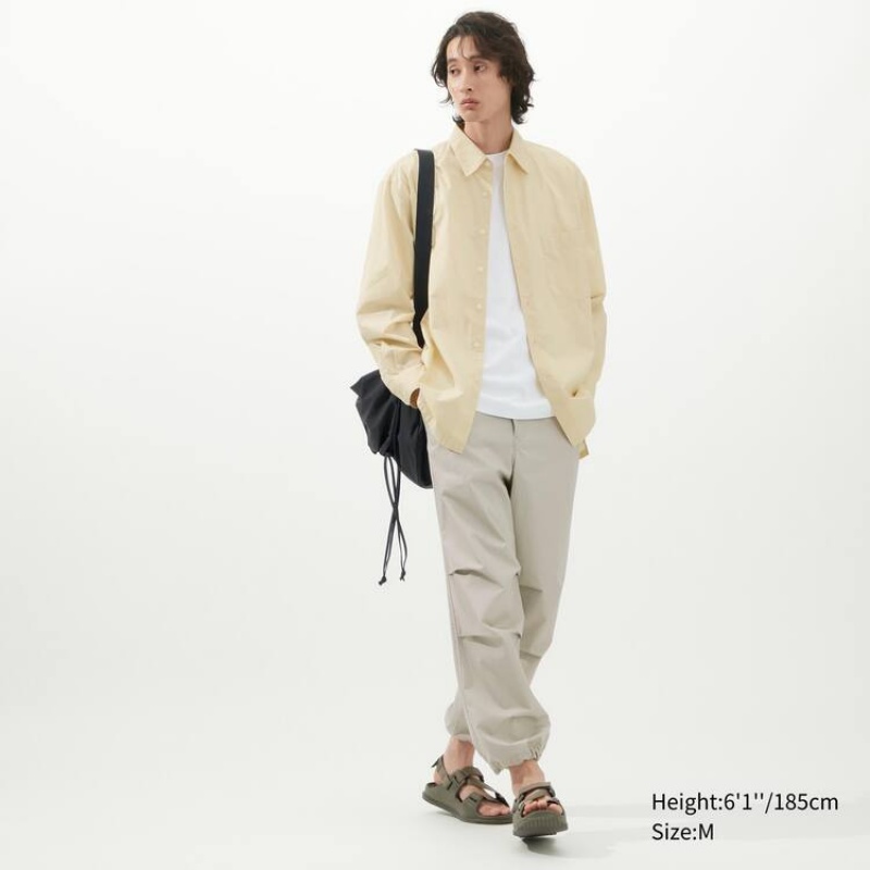 Uniqlo U Oversized Camicie Crema | UDPQLG367