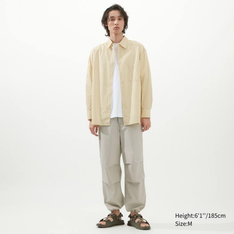 Uniqlo U Oversized Camicie Crema | UDPQLG367