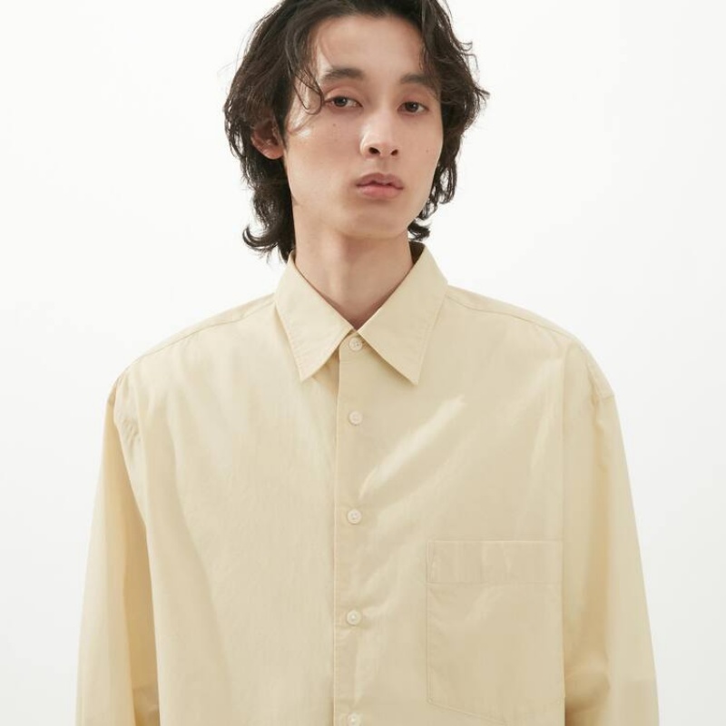 Uniqlo U Oversized Camicie Crema | UDPQLG367