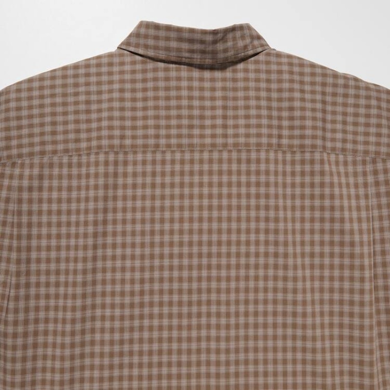 Uniqlo U Oversized Checked Casual Camicie Grigie | UBQZIO402