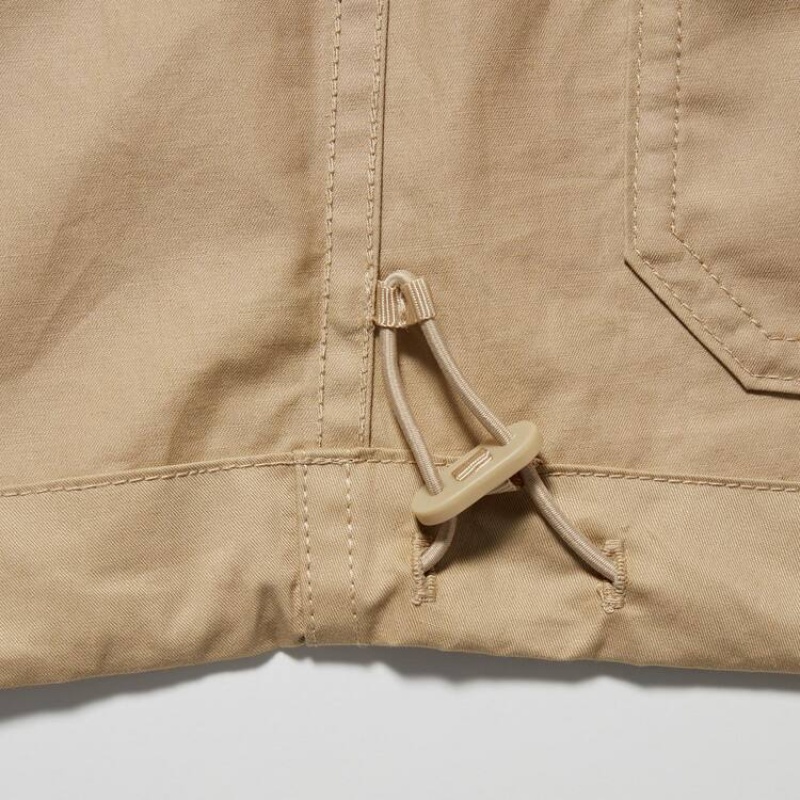 Uniqlo U Oversized Utility Giacche Beige | ZARQHE139