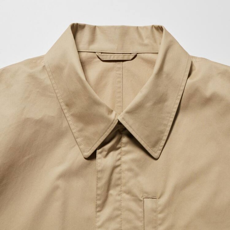 Uniqlo U Oversized Utility Giacche Beige | ZARQHE139