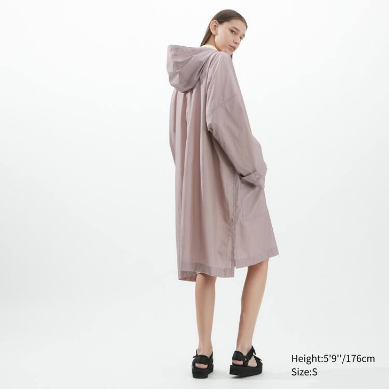 Uniqlo U Poncho Giacche Rosa | CTQNHA681