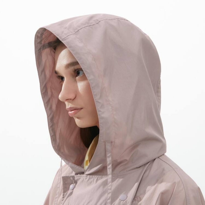 Uniqlo U Poncho Giacche Rosa | CTQNHA681