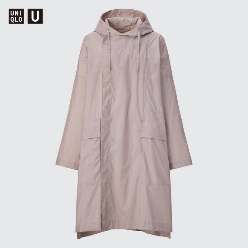 Uniqlo U Poncho Giacche Rosa | CTQNHA681