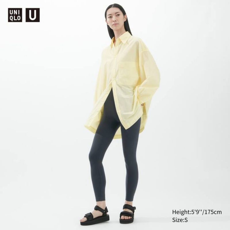 Uniqlo U Seamless Leggings Grigie Scuro | TZBRLM213